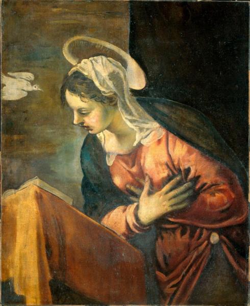 The Annunciation (marie) by Jacopo Tintoretto