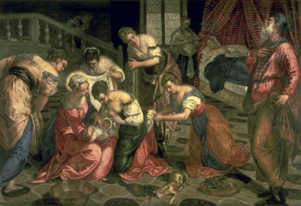 The Birth Of St. John The Baptist by Jacopo Tintoretto