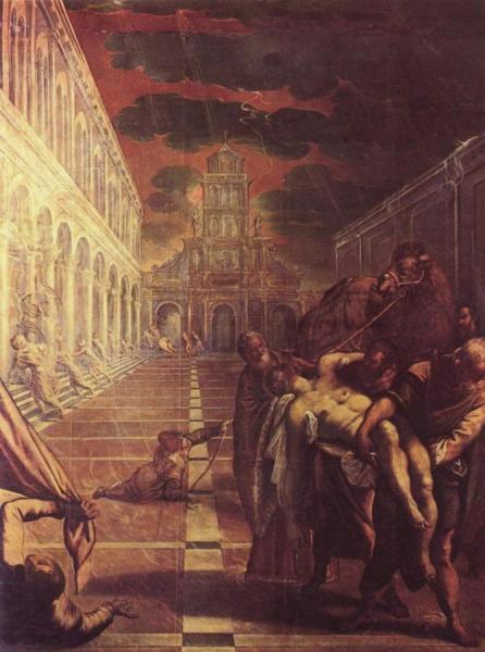 The Body Of Saint Mark Brought To Venice by Jacopo Tintoretto