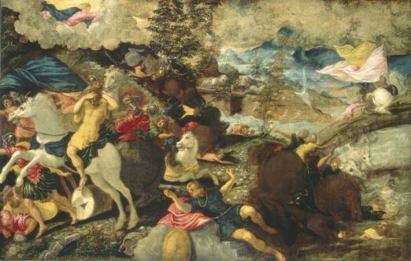 The Conversion Of Saint Paul by Jacopo Tintoretto Oil Painting Reproductions