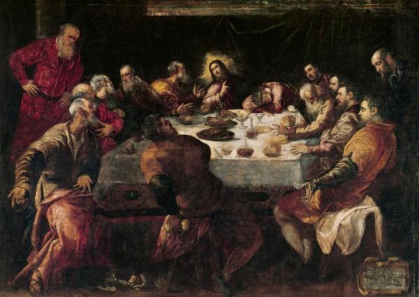 The Last Supper by Jacopo Tintoretto