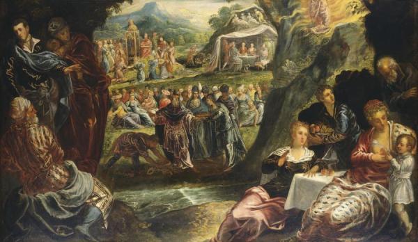 The Worship Of The Golden Calf,1560 by Jacopo Tintoretto
