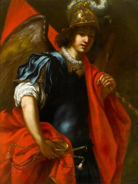 The Archangel Michael by Jacopo Vignali