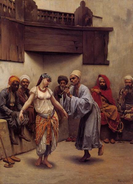 Dancing In A Cafe In Cairo by Jacques Baugnies
