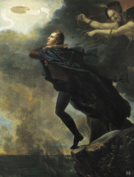 The Baron Rushing Into Eternity by Jacques-charles Bordier Du Bignon