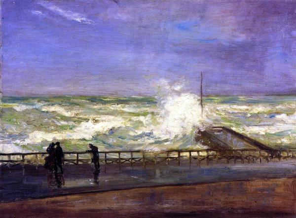 Stormy Day, Brighton by Jacques Emile Blanche Oil Painting Reproductions
