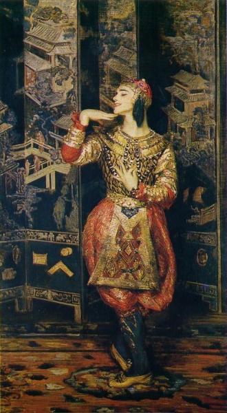 Vaslav Nijinsky In Danse Orientale by Jacques Emile Blanche