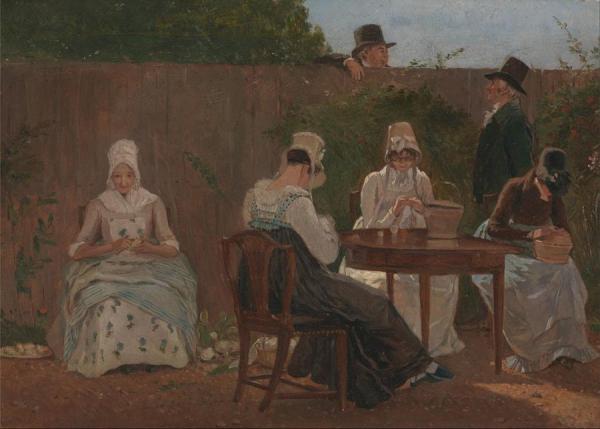 The Chalon Family In London by Jacques-laurent Agasse