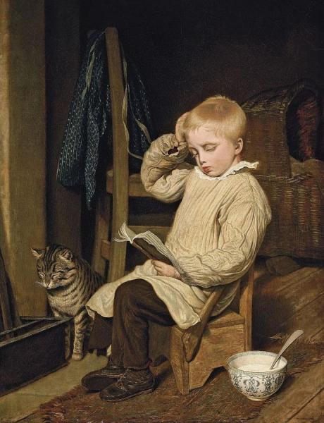 The Hard Word by Jacques-laurent Agasse Oil Painting Reproductions