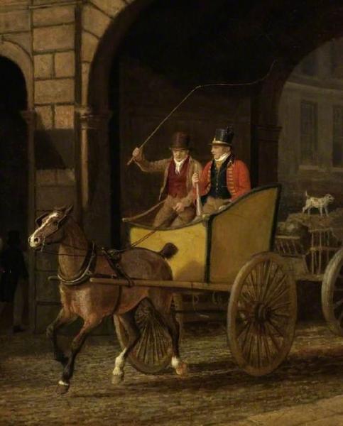 The Mail Guard by Jacques-laurent Agasse