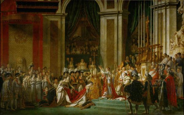 Consecration Of The Emperor Napoleon I And Coronation Of The Empress Josephine by Jacques Louis David