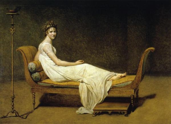 Juliette Recamier by Jacques Louis David