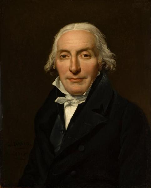 Portrait Of Jean-pierre Delahaye by Jacques Louis David