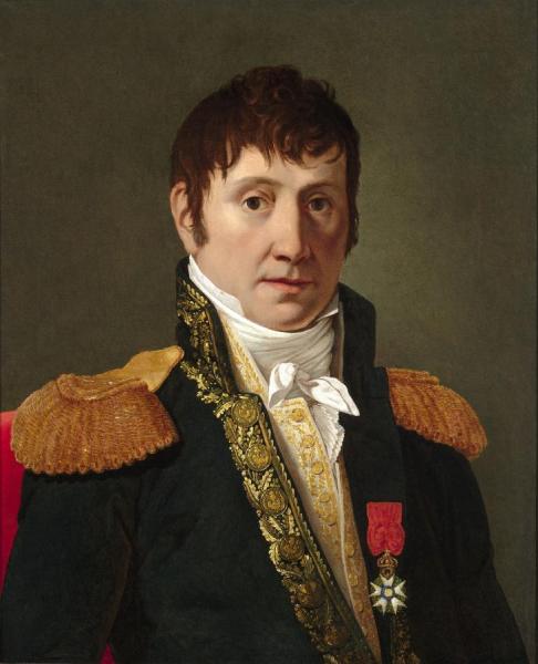 Portrait Of Marechal (marshal) Soult, Circle Of Jacques-louis David by Jacques Louis David