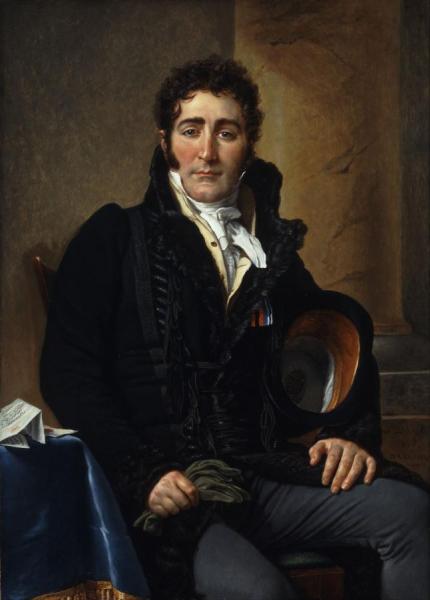 Portrait Of The Comte De Turenne by Jacques Louis David