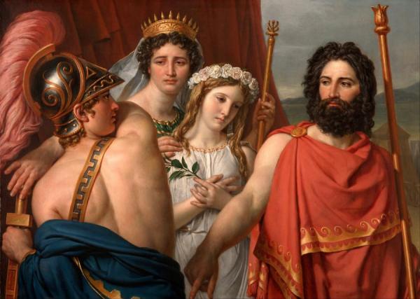The Anger Of Achilles by Jacques Louis David