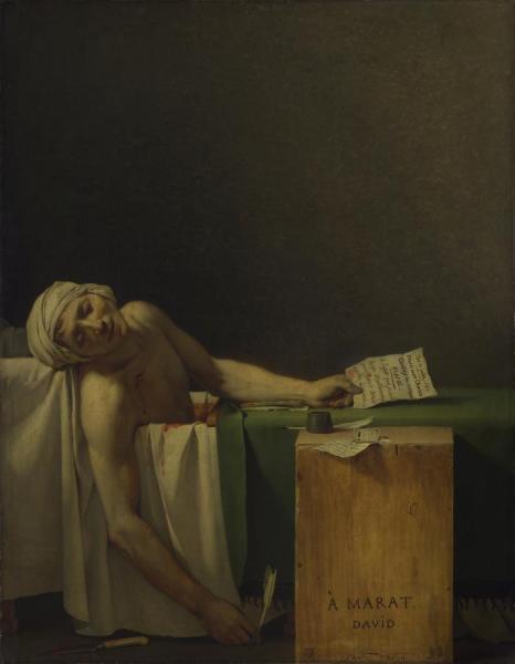 The Death Of Marat by Jacques Louis David