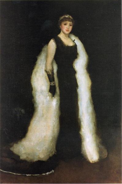 Arrangement In Black, No.5: Lady Meux by James Abbott Mcneill Whistler
