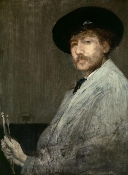 Arrangement In Gray - Portrait Of The Painter, 1872 by James Abbott Mcneill Whistler