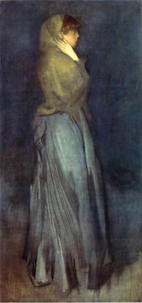 Arrangement In Yellow And Grey: Effie Deans by James Abbott Mcneill Whistler Oil Painting Reproductions