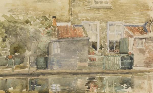 Canal Scene In Holland by James Abbott Mcneill Whistler