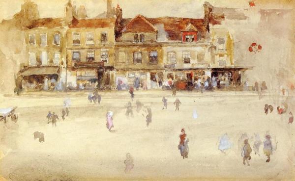 Chelsea Shops by James Abbott Mcneill Whistler