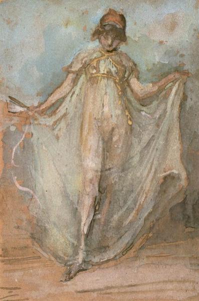Green And Gold: The Dancer by James Abbott Mcneill Whistler