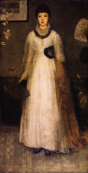 Harmony In Grey And Peach Colour by James Abbott Mcneill Whistler