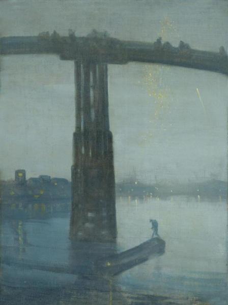 Nocturne, Blue And Gold - Old Battersea Bridge, C.1872-5 by James Abbott Mcneill Whistler