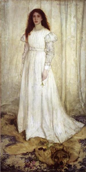 Symphony In White, No. 1: The White Girl by James Abbott Mcneill Whistler Oil Painting Reproductions