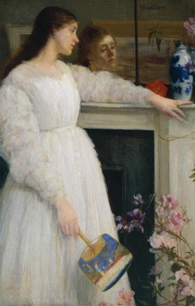 Symphony In White, No. 2: The Little White Girl by James Abbott Mcneill Whistler