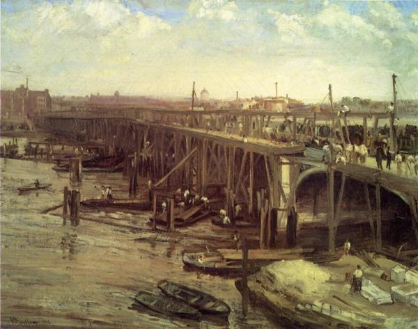 The Last Of Old Westminster by James Abbott Mcneill Whistler Oil Painting Reproductions