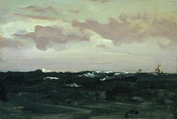 Violet And Blue:among The Rollers by James Abbott Mcneill Whistler