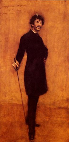 Whistler By William Merritt Chase, 1885 by James Abbott Mcneill Whistler