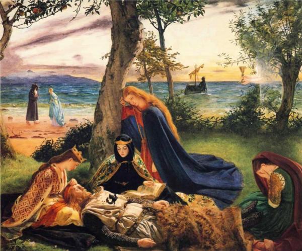 La Mort D'arthur by James Archer