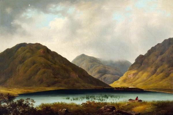 A View Of Fin Lough And Delphi Lodge by James Arthur O'connor
