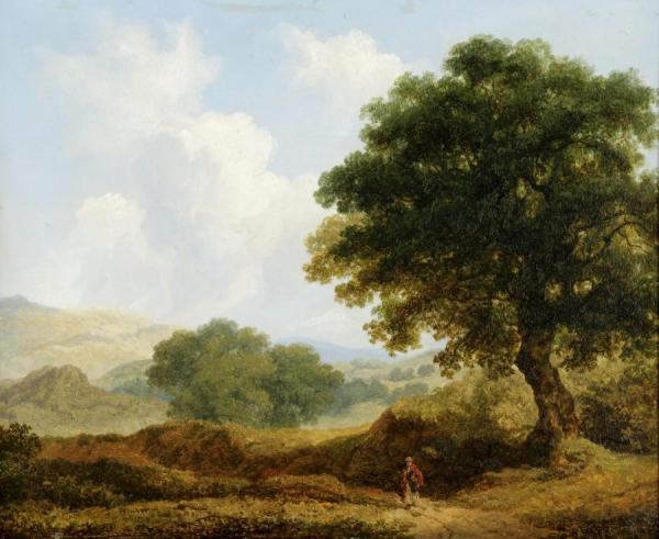 Landscape, View Taken In The County Of Wicklow by James Arthur O'connor