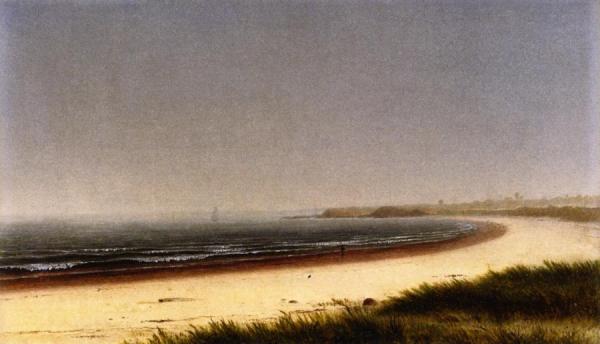 Beach Scene, Newport by James Augustus Suydam