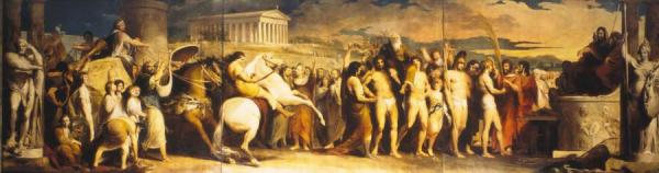 Crowning Of Victors At Olympia by James Barry Oil Painting Reproductions