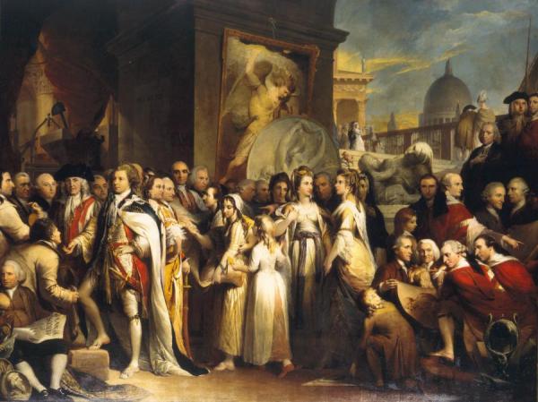 Distribution Of Premiums In The Society Of Arts by James Barry