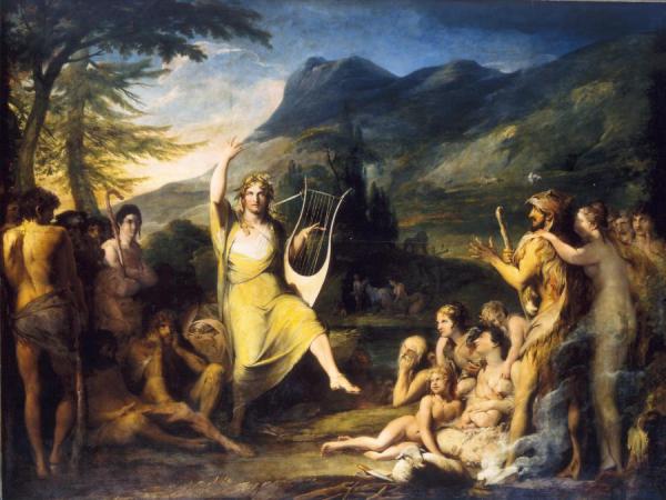 Orpheus (painting 1 Of 6 In The Series The Progress Of Human Knowledge And Culture) by James Barry