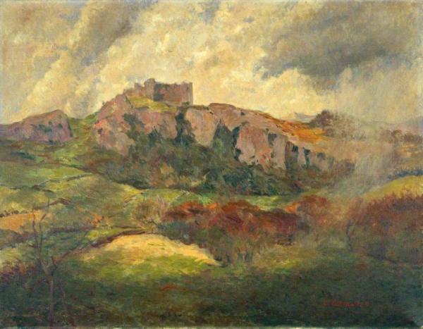 Carreg Cennen Castle by James Bolivar Manson