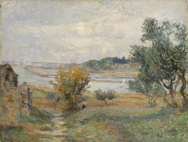 Evening, Martigues, France (bouche-sur-rhone) by James Bolivar Manson