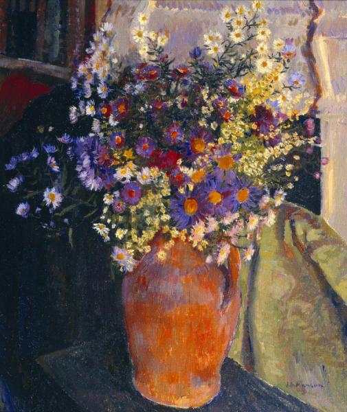 Michaelmas Daisies by James Bolivar Manson