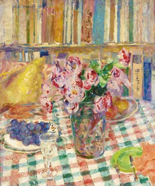 Still Life With Roses by James Bolivar Manson