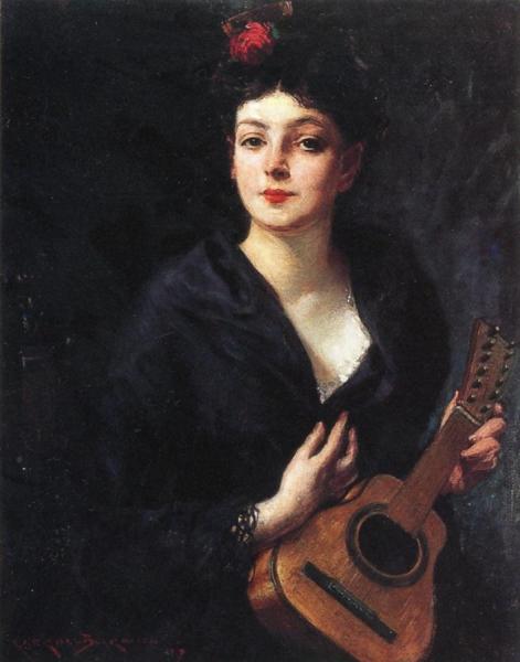 Carmencita by James Carroll Beckwith Oil Painting Reproductions