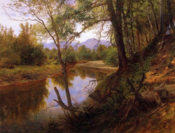On The Boquet, Elizabethtown by James David Smillie