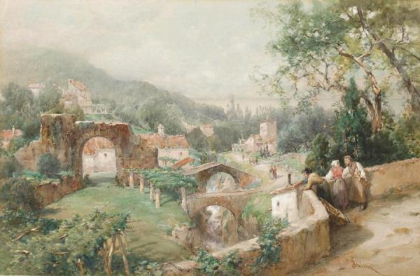 View Of San Remo by James David Smillie