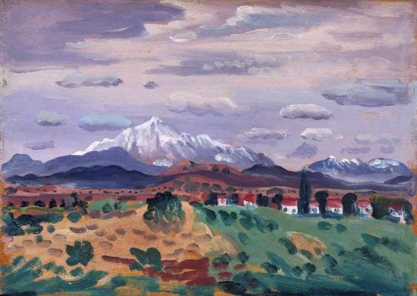 Canigou In Snow by James Dickson Innes