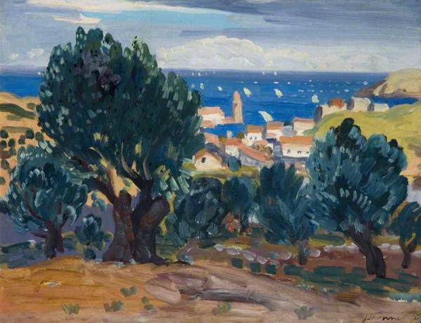 James Dickson Innes Olives At Collioure